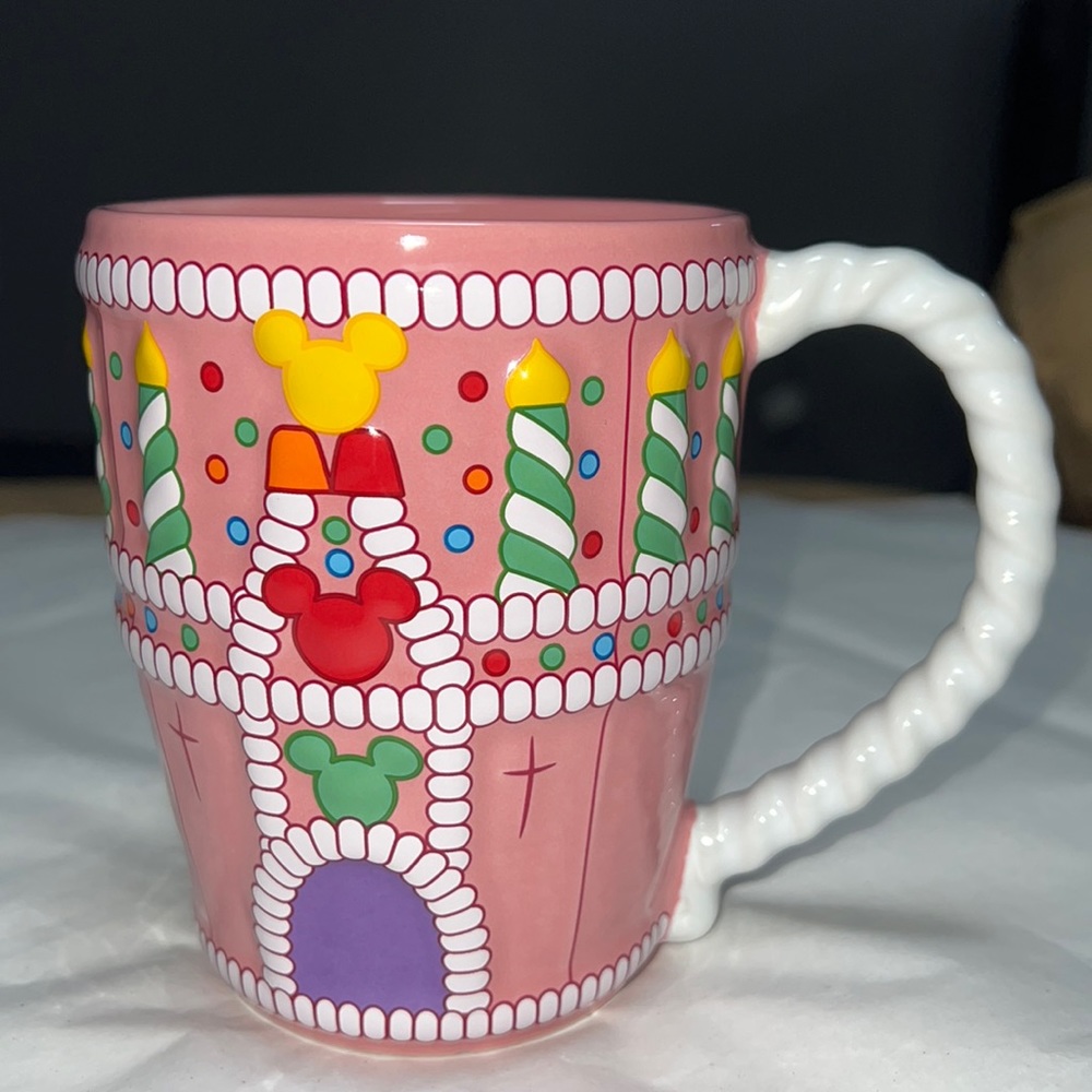 Walt Disney World 25th Anniversary Cinderella Castle Cake Mug♥️2022